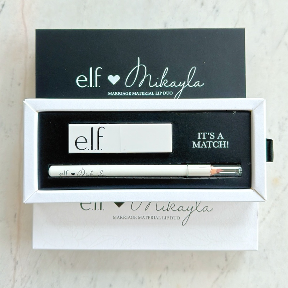 ELF x Mikayla collaboration lip kit